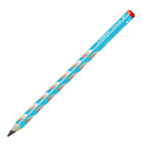 Matita Ergonomica EasyGraph Stabilo (destrimani e mancini) - per-destrimano-fusto-colore-azzurro