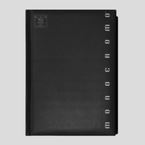 Diario Monocromo Nero 16m 13x18 - Non datato