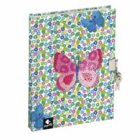 Diario segreto con lucchetto e penna Busquets - Butterfly - immagine 2