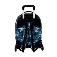 ZAINO TROLLEY SCUOLA STACCABILE JACK URBAN GRAPHIC YUB RODHAMINE RED - immagine 3