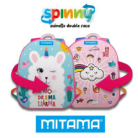 Zaino Asilo Spinny Double Face Mitama - LAMA/ARCOBALENO