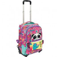 TROLLEY SCUOLA SPINNER PANDA GO POP - immagine 9