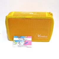 Astuccio 3 zip Vernice Fresca Col. Giallo