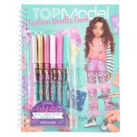 Top model fashion doodle book