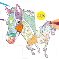 ALBUM MANDALA COLORA IL TUO CAVALLO - immagine 4