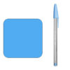 Penna a sfera Bic Cristal® Large Colori Fashion - azzurro