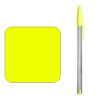 Penna a sfera Bic Cristal® Large Colori Fashion - giallo