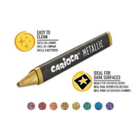 Carioca PASTELLI MAXI WAX METALLIC - 8 PZ - immagine 2