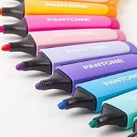 Evidenziatori Osama Pantone Deskset 12 Pezzi Pastel e Fluo Colori Assortiti - immagine 4