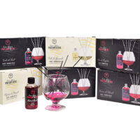 Diffusore con calice  e ricarica da 250ml vino