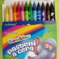 Confezione 12 PASTELLI Cera Bambino - immagine 2