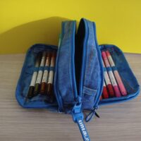 Astuccio Wings accessoriato Linea Jeans Tinta Unita - immagine 5
