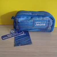 Astuccio Wings accessoriato Linea Jeans Tinta Unita