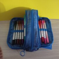 Astuccio Wings accessoriato Linea Jeans Tinta Unita - immagine 4