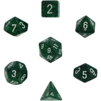 SPECKLED GOLDEN RECON VERDE/ORO - SET DI 7 DADI POLIEDRICI
