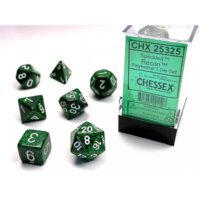 SPECKLED GOLDEN RECON VERDE/ORO - SET DI 7 DADI POLIEDRICI - immagine 2