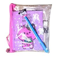 Diario Segreto - con astuccio glitter e penna - GATTINO - immagine 2