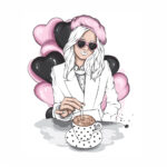 Fashionista - Colouring Book  - (scritta blu) - immagine 2