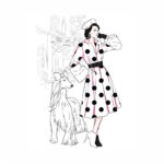 Fashionista - Colouring Book  - (scritta blu) - immagine 4