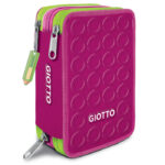 Astuccio 3 zip Giotto Stilnovo Lovers fucsia