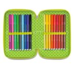 Astuccio Giotto Petlovers aperto: scomparto pennarelli