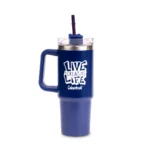 Colourbook - Tumbler borraccia termica Colour Slurp 900ml con cannuccia - immagine 3