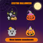 Cestini in Feltro Halloween HALLOWEEN TINTAUNITA