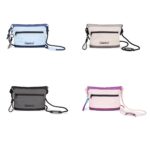 Colourbook Borsa Trek con tracolla: i 4 colori azzurro, grigio chiaro, grigio fumo e rosa