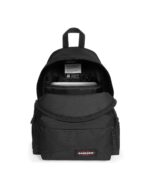 Zaino Eastpak Day Pak'r black, aperto, con la tasca per il computer