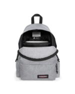Zaino Eastpak Day Pak'r sunday grey, aperto, con la tasca per il computer