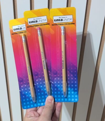 matita infinita tinta unita con gommino