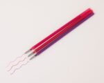 Set di 3 ricariche di inchiostro per penne cancellabili Bo-Bo - Rosso, Rosa e Viola