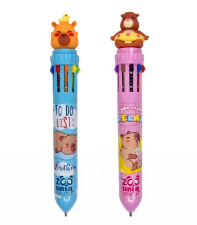 PENNE 10 COLORI CAPYBARA TINTA UNITA