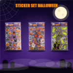 Set sticker Halloween tintaUNITA: fogli olografici, glitter e glow in the dark