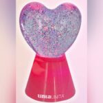 Lampada multicolor a cuore con glitter K-Pop Style